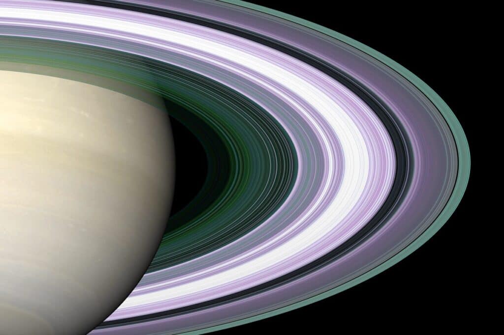 Astronomers simulated the death of the satellite which turned into the rings of Saturn