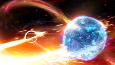 At the center of the Milky Way an unknown object orbits a black hole every 70 minutes 1