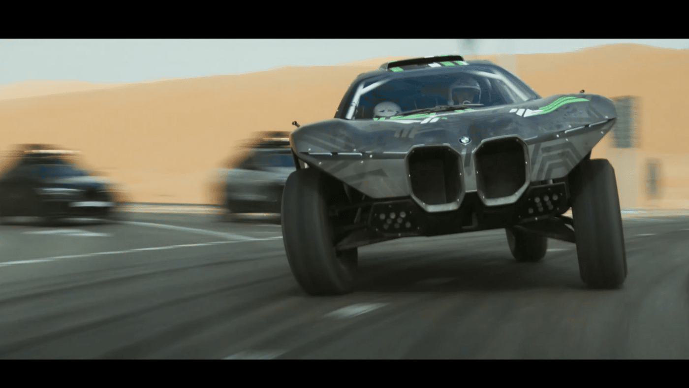 BMW showed an electric buggy reminiscent of a car from Mad Max