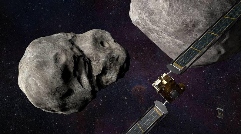 DART space probe collides with asteroid Dimorphos