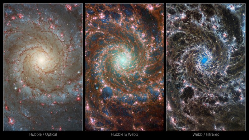 James Webb showed the spiral arms of the Ghost Galaxy 2