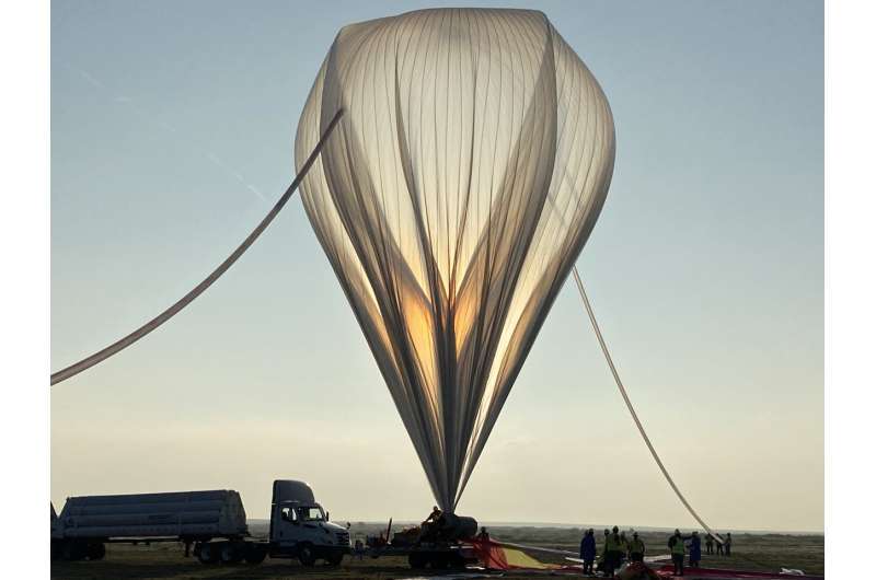 NASA launches six science balloons in New Mexico
