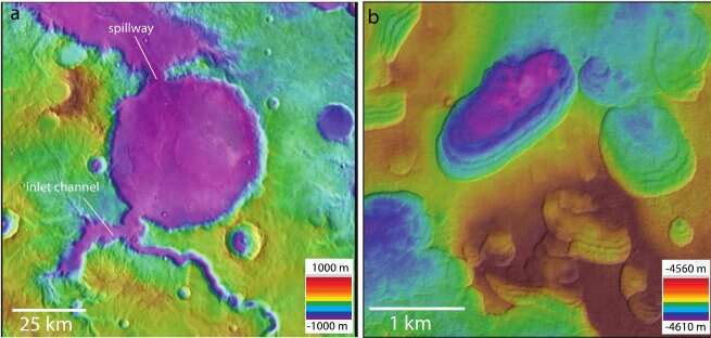 Number of ancient Martian lakes was underestimated by scientists