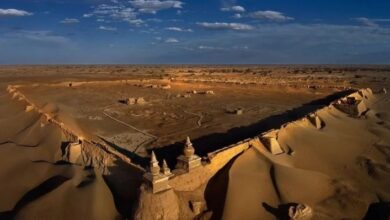 Ruins of the Black City in the middle of the Gobi Desert 1