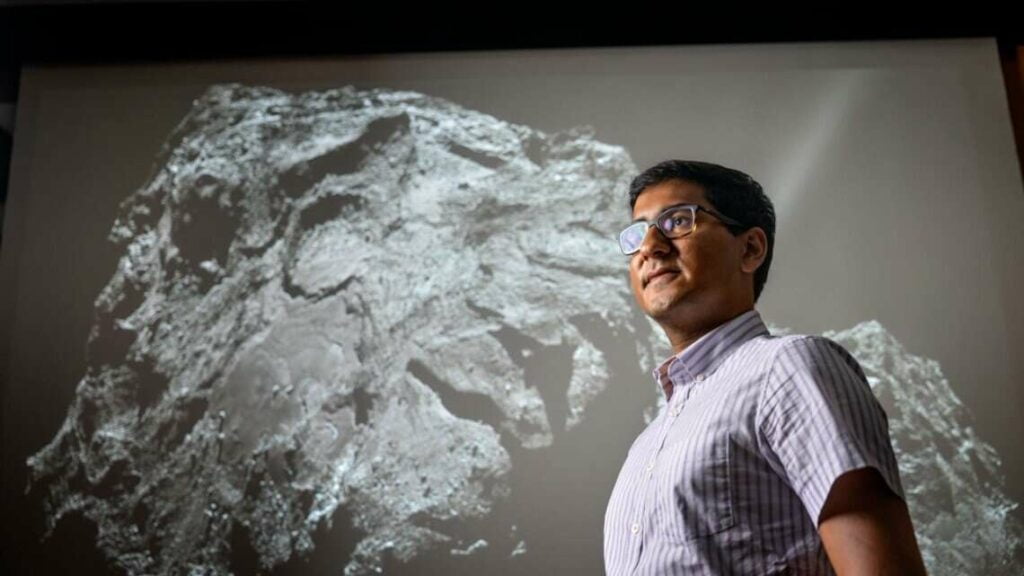 Scientists have studied how the relief changes on an icy comet