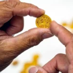 1400 year old gold coins were found in Israel