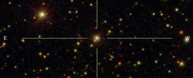 A monstrous black hole has been discovered nearby silently minding its own business