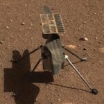 Foreign object caught on a helicopter on Mars NASA said 1