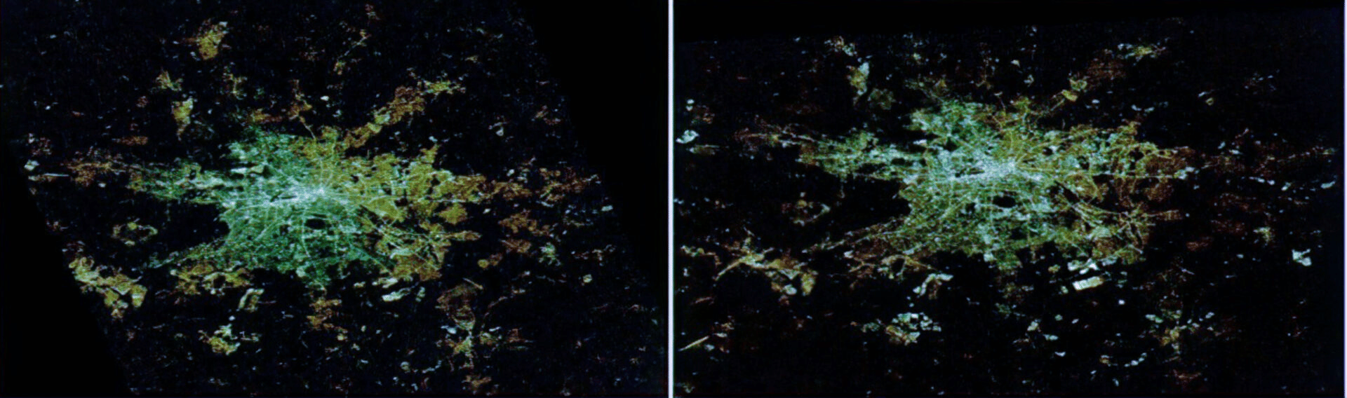 ISS astronauts mapped light pollution in Europe 4