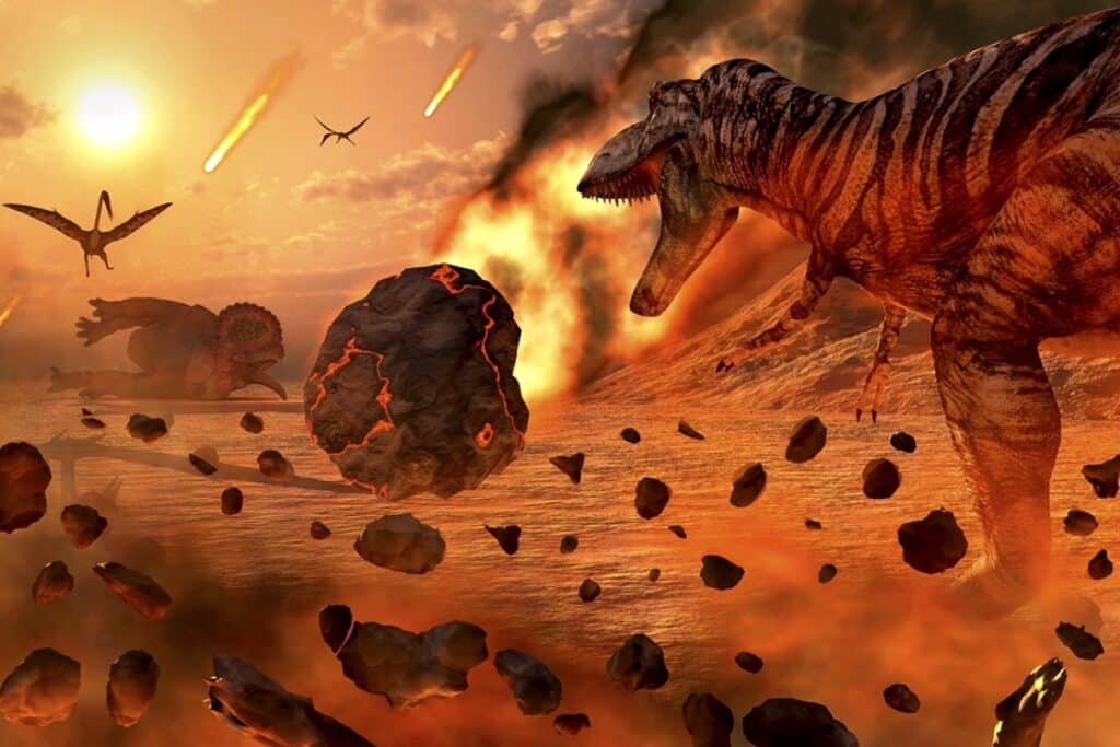 Impact of the asteroid that killed the dinosaurs caused earthquakes that lasted several months 1