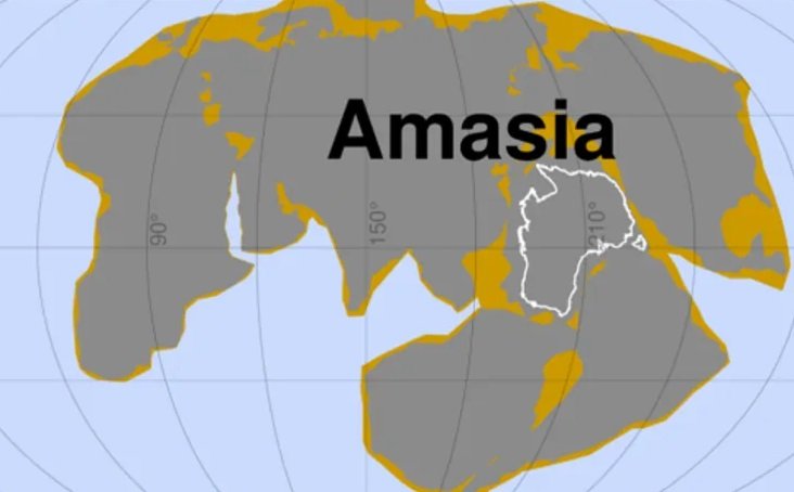In the future all the continents will merge into one supercontinent Amasia 2 1