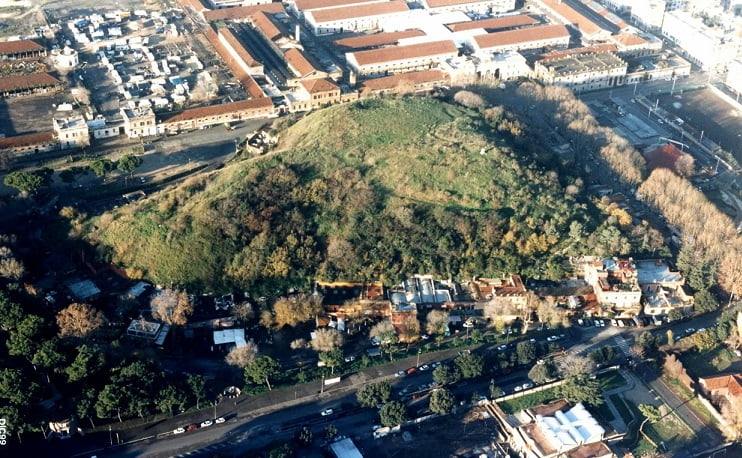 Man made burial mound in Rome consists of millions of ancient amphoras 1