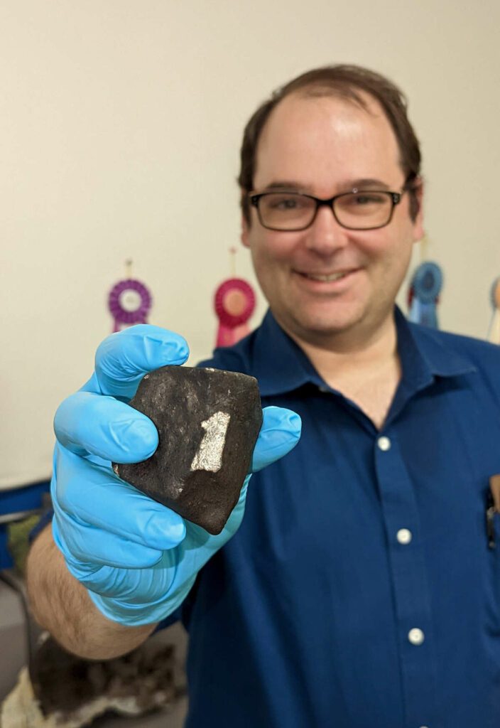 Museum acquired a recently fallen meteorite in Junction City