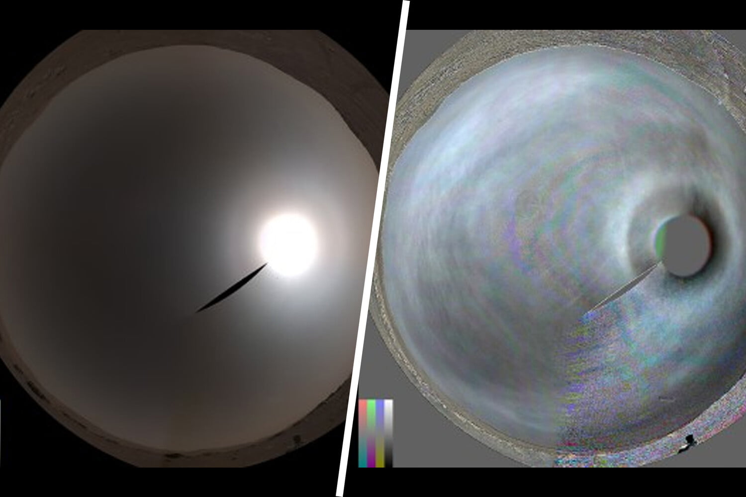 Perseverance rover photographed the first solar halo on Mars