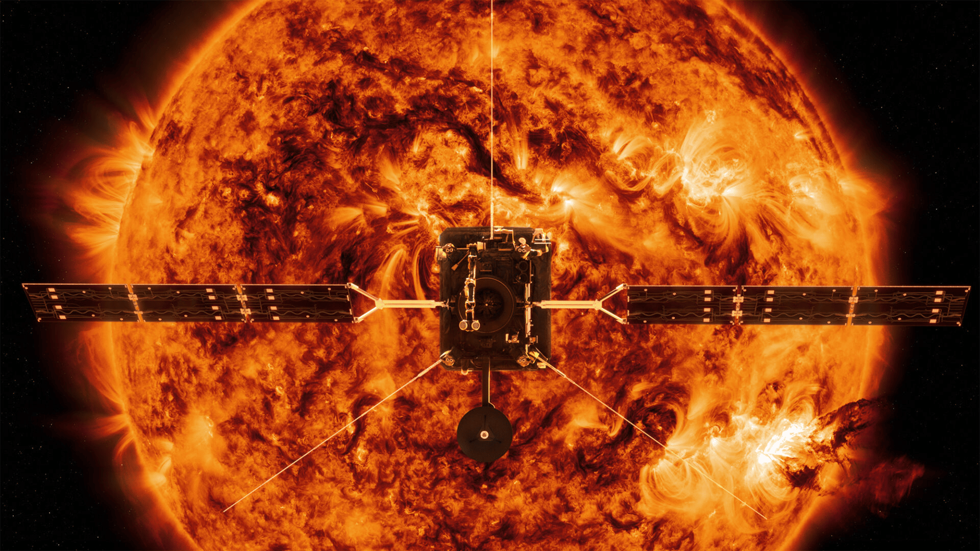 Solar Orbiter captures stunning panoramic video of the Sun