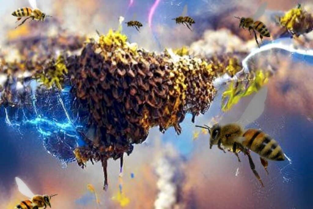 Swarms of insects can store electricity like thunderclouds