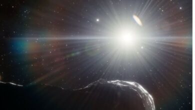 A planet killing asteroid hid in the sunlight