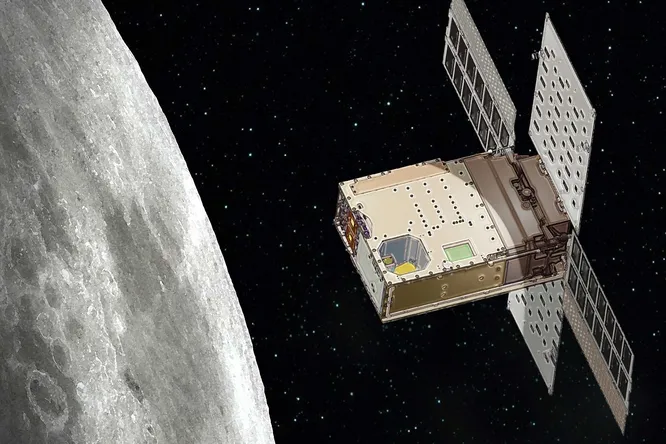 A satellite with a laser flashlight will look for ice in lunar craters