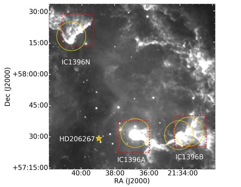 New study sheds light on IC 1396s star formation history and structure