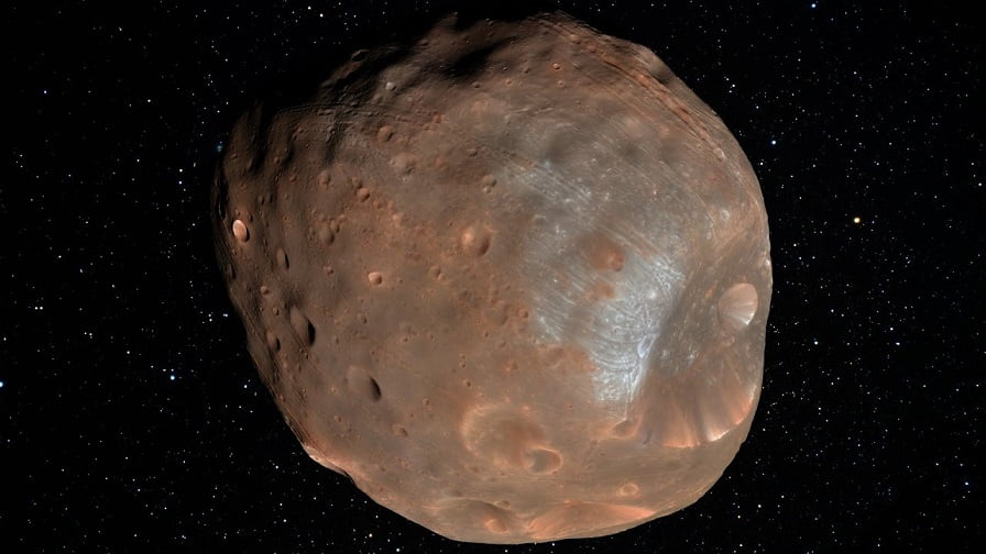 Unusual structures found inside Mars Moon Phobos 1