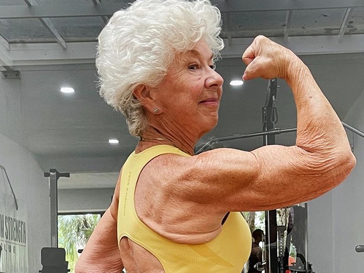 A resident of Australia pumped up muscles by the age of 76 1