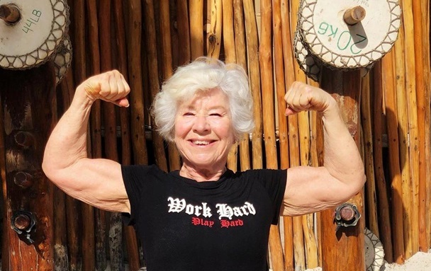 A resident of Australia pumped up muscles by the age of 76 2