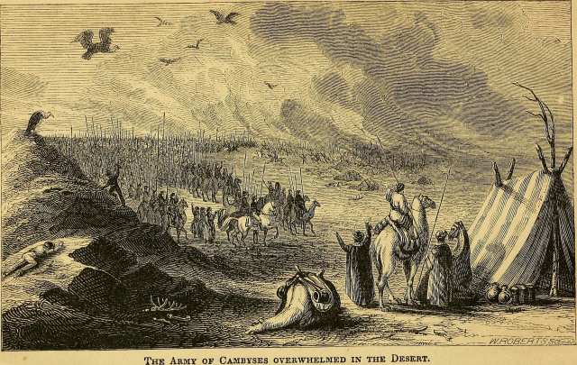 Lost army of Persia 50 thousand people disappeared without a trace in the desert 2