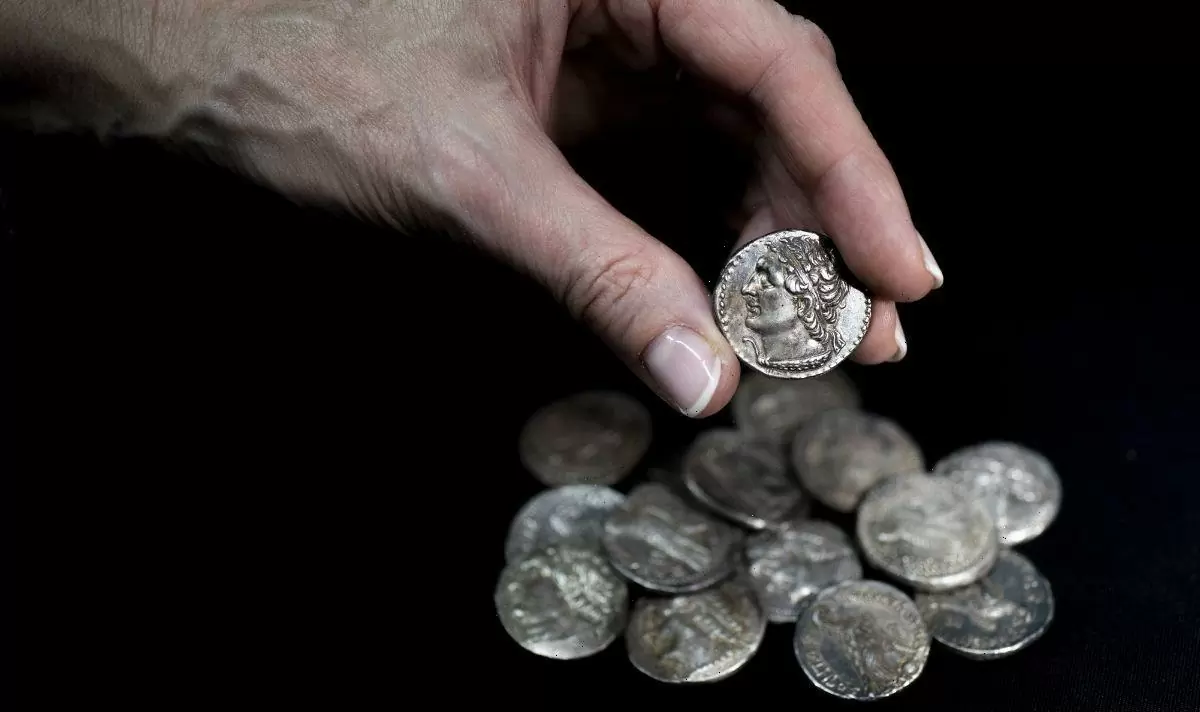 Silver coins over 2000 years old were found in Israel