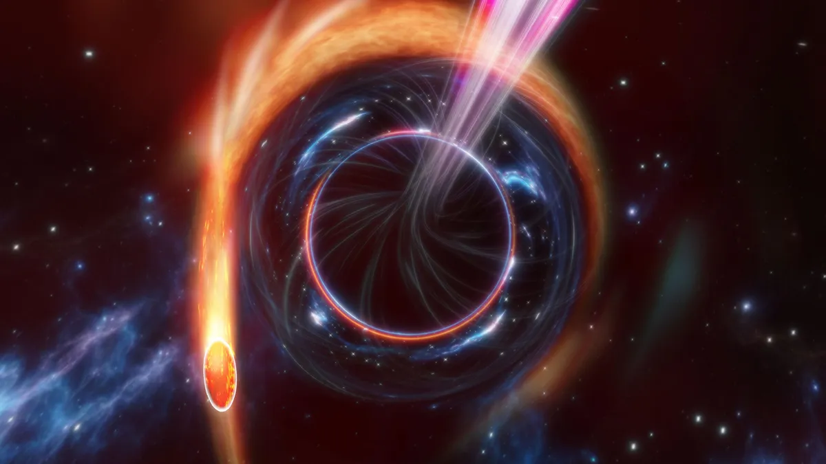 Space flash is revealed as Black Hole spewing the light of 1000 trillion suns 1