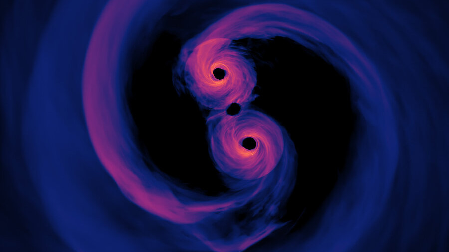 Without additional data the origin of a black hole can be spun in any direction 1