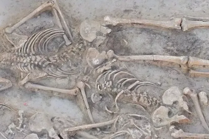 An ancient burial site full of decapitated skeletons has been found in Slovakia Only one of them kept his head on his shoulders