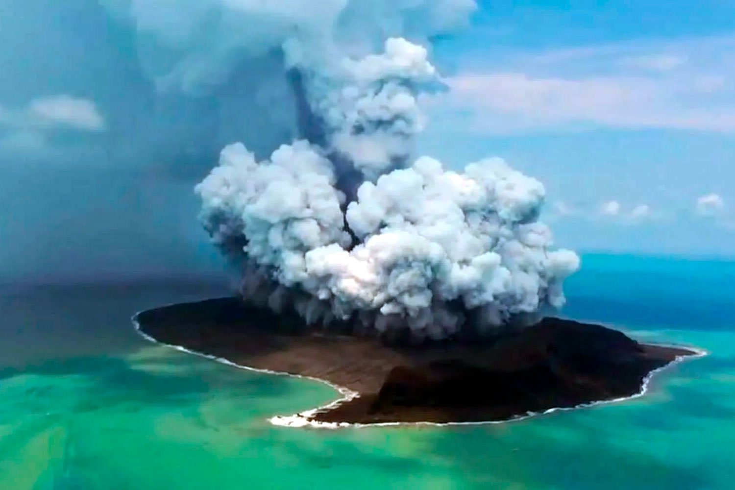 Scientists discover sulfur eating microbes at Tonga volcano eruption site