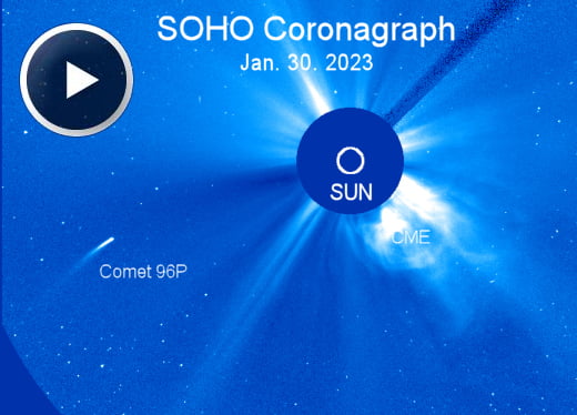 A comet with a diameter of 6 kilometers is heading towards the Sun
