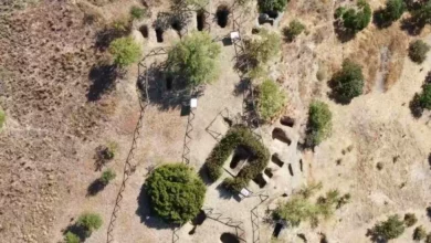 A strange burial of a woman was found on the island of Sardinia