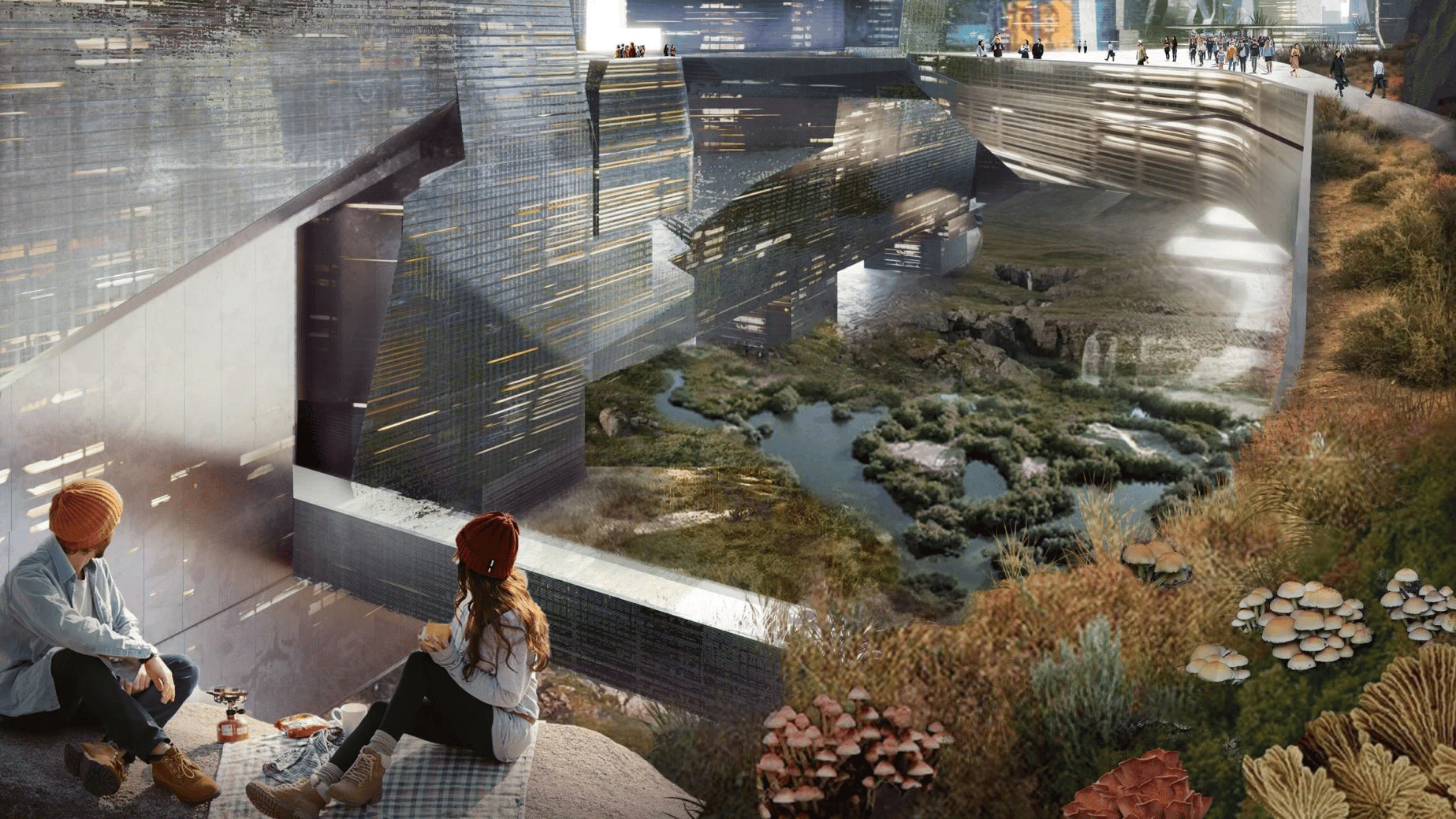 British architectural studio has joined the project of creating a city building Mirror Line