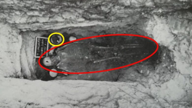 In an old photo from Sardinia they made out an ancient deviant burial 1