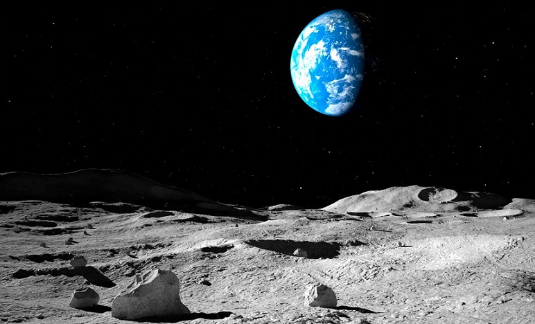 300 billion tons of water found on the moon