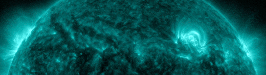 An M8 5 class flare occurred on the Sun