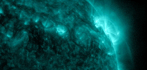 An X2 class flare occurred on the Sun 1