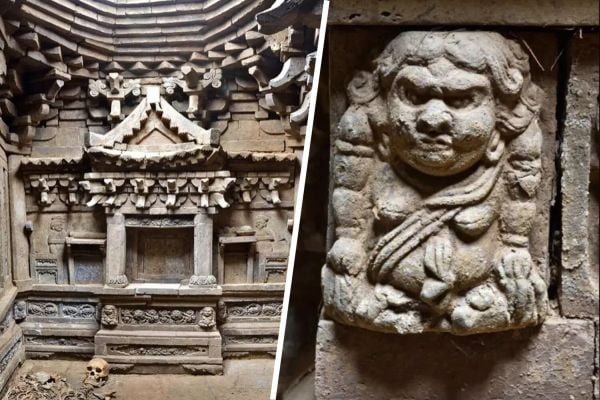 Archaeologists have found a tomb from the times of an ancient empire that stretched from China to the Far East