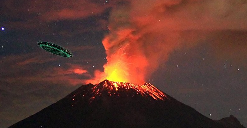 Why UFOs are often observed over the Popocatepetl volcano 1