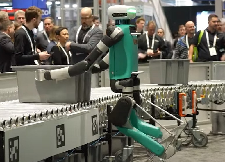 Amazon uses two legged robots to simplify warehouse operations
