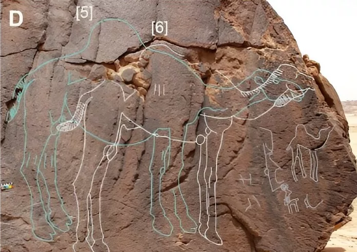 Ancient images of an extinct camel species discovered in Saudi Arabia (4)