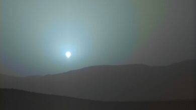 Mysterious Martian Sunsets Exploring the Red Planet's Spectacular Blue Haze