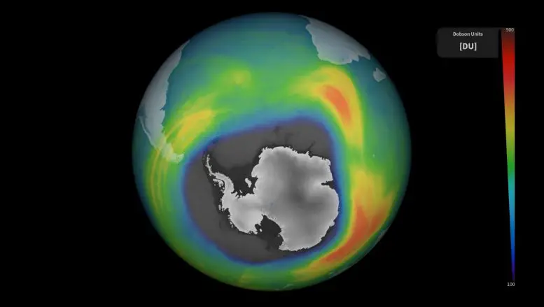 Record ozone hole discovered over Antarctica Possible connection to volcanic eruption