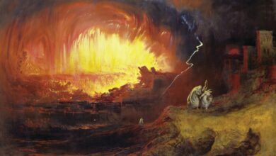 The biblical city of sin Sodom was destroyed by an explosion comparable to the explosion of several atomic bombs