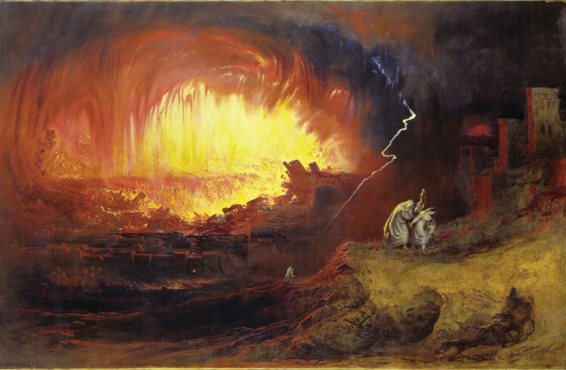 The biblical city of sin Sodom was destroyed by an explosion comparable to the explosion of several atomic bombs