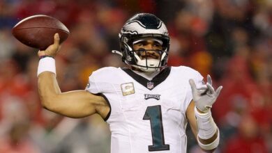 eagles’-jalen-hurts-rankings-2-touchdowns-in-2d-half-to-particular-revenge-on-chiefs