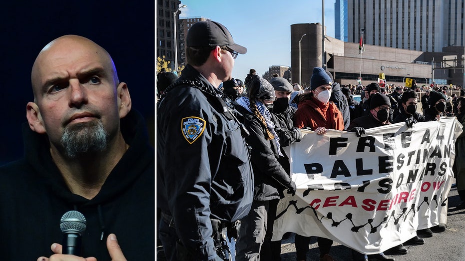fetterman-hammers-‘a–hole’-anti-israel-protesters,-slams-own-party-for-response-to-iranian-attack:-‘crazy’