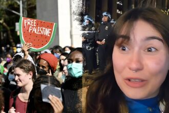 watch:-anti-israel-protester-admits-she-doesn’t-know-why-she’s-at-nyu-protest